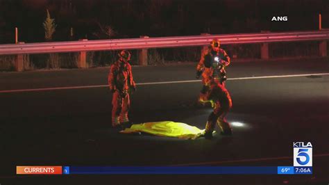 Man struck, killed in overnight crash on 73 Freeway 